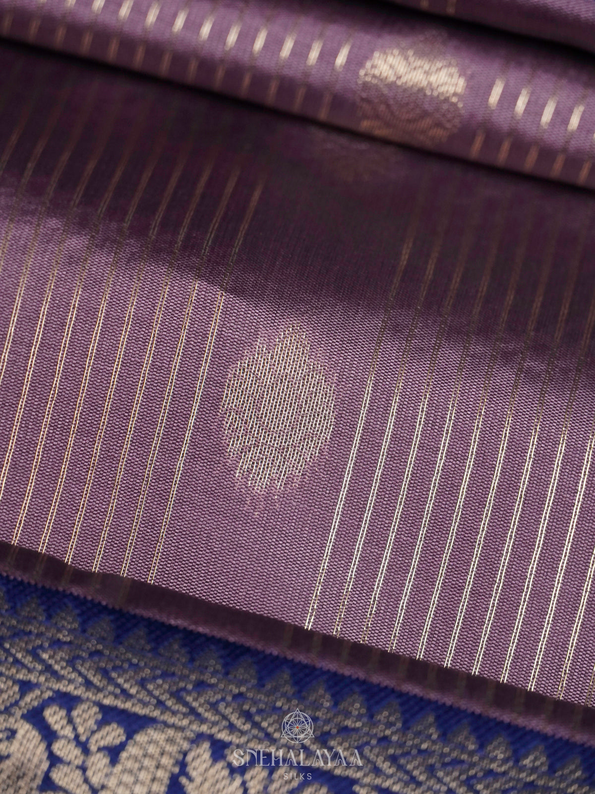 Lavender Soft Silk Saree