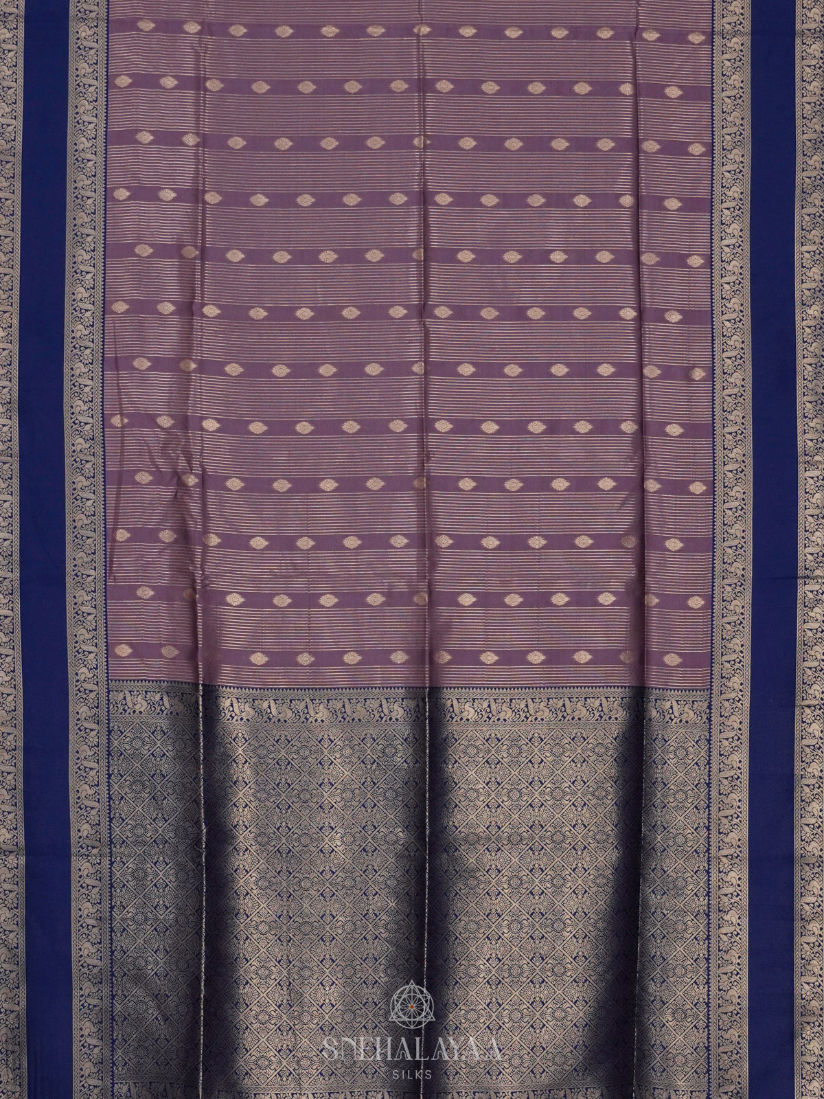 Lavender Soft Silk Saree