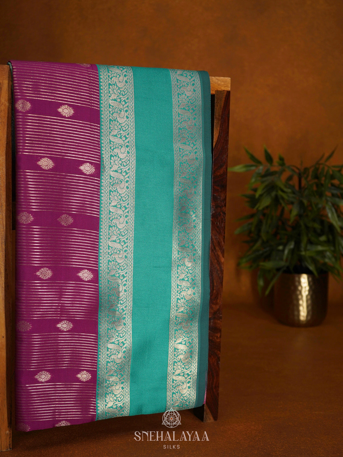 Magenta Soft Silk Saree