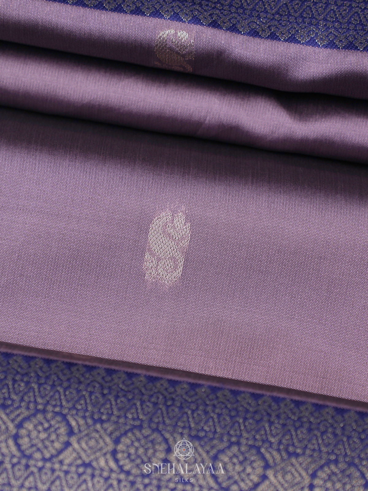 Lavender Soft Silk Saree