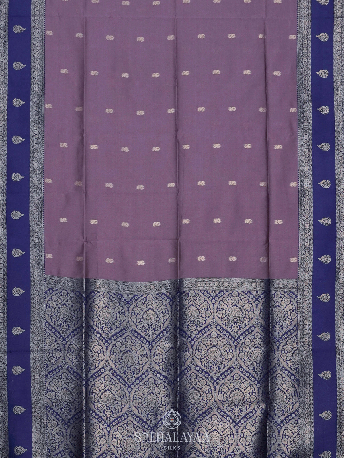 Lavender Soft Silk Saree