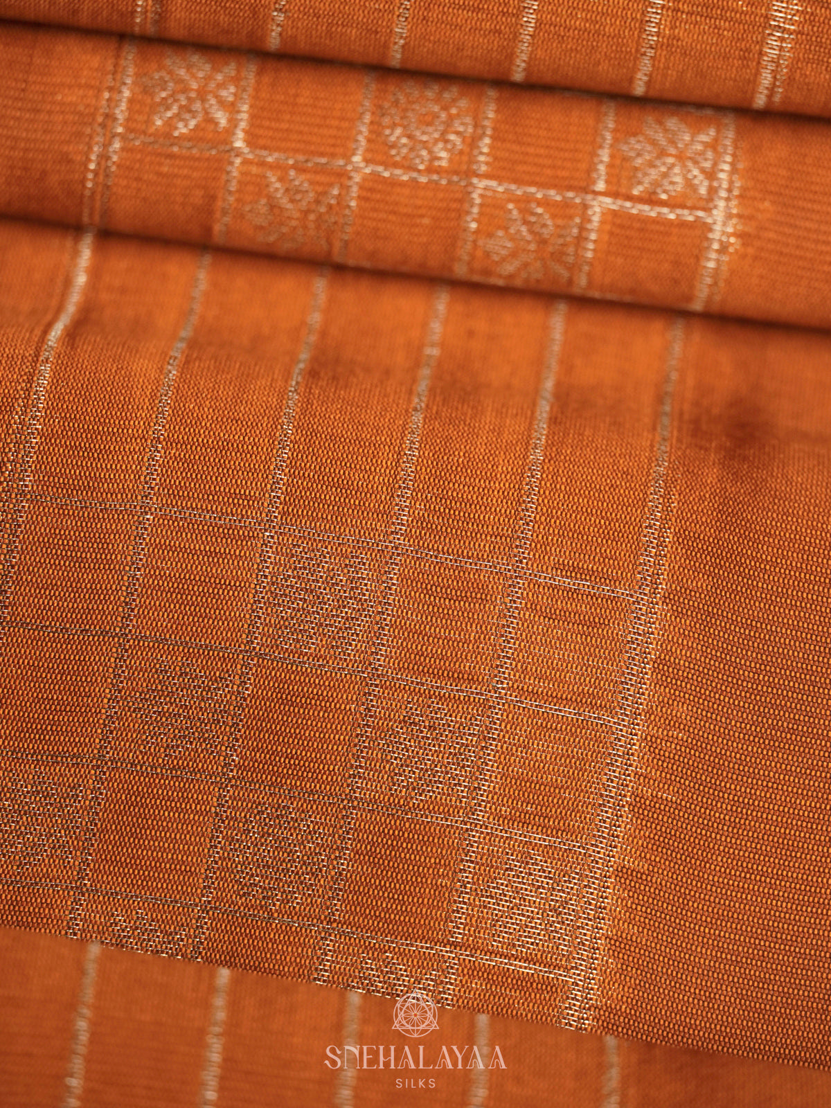 Orange Soft Silk Saree
