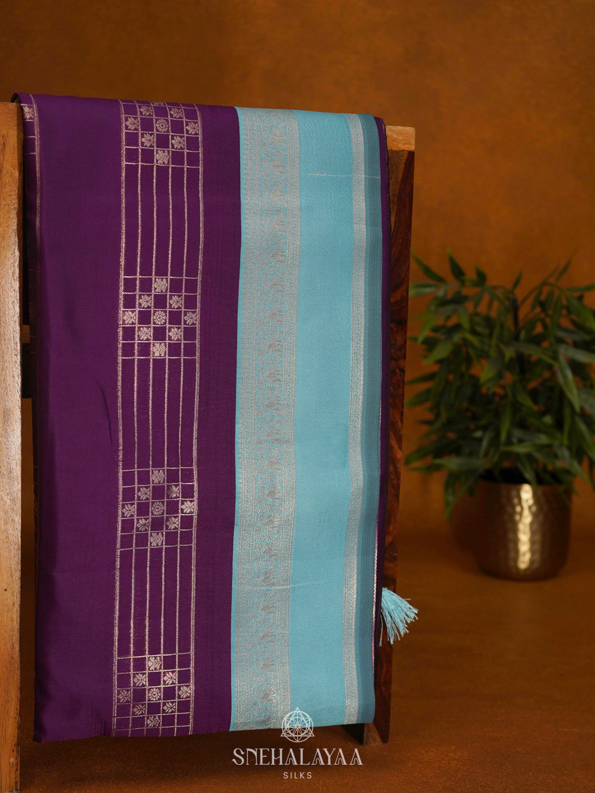 Purple Soft Silk Saree