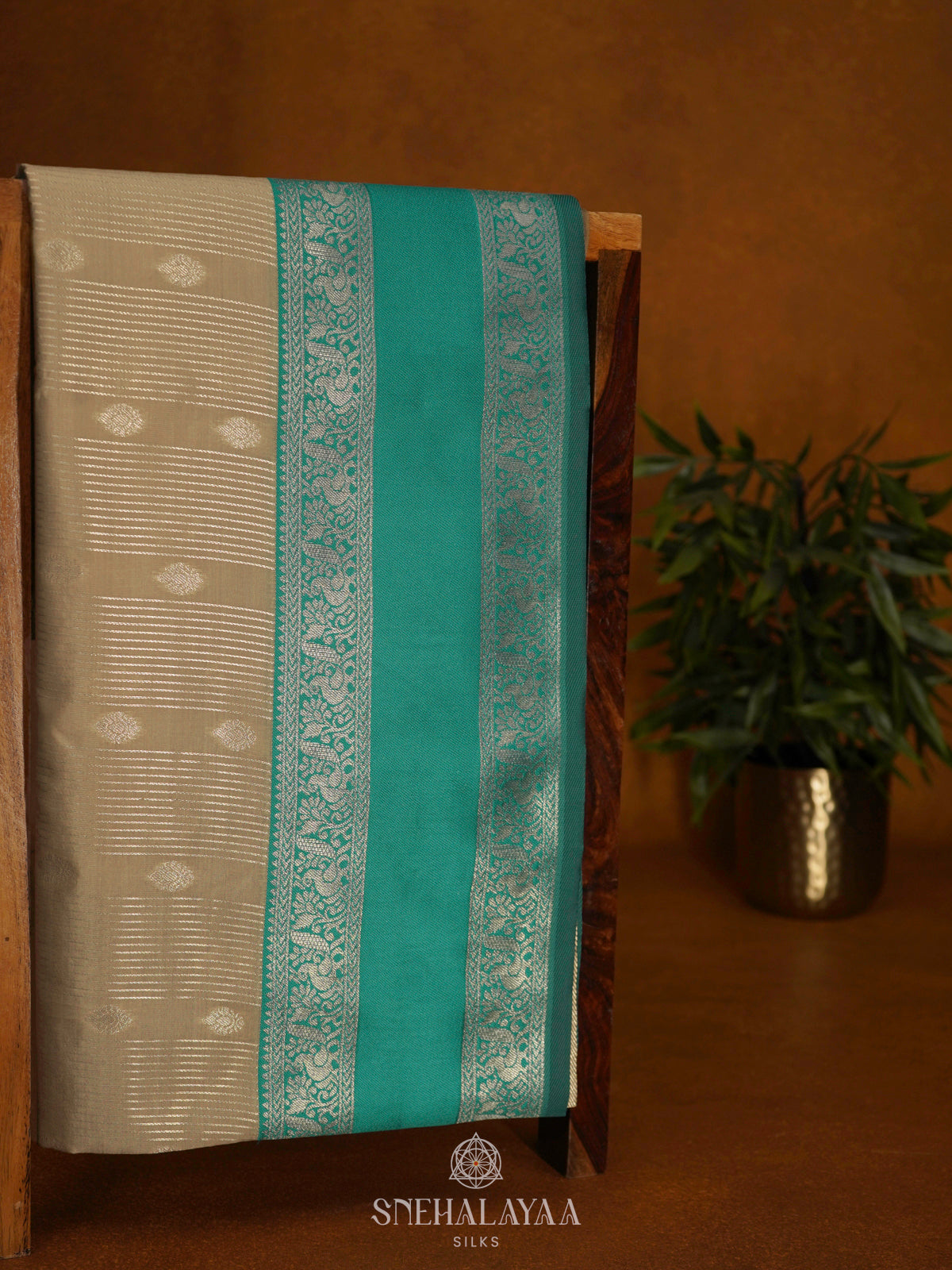 Cream Soft Silk Saree