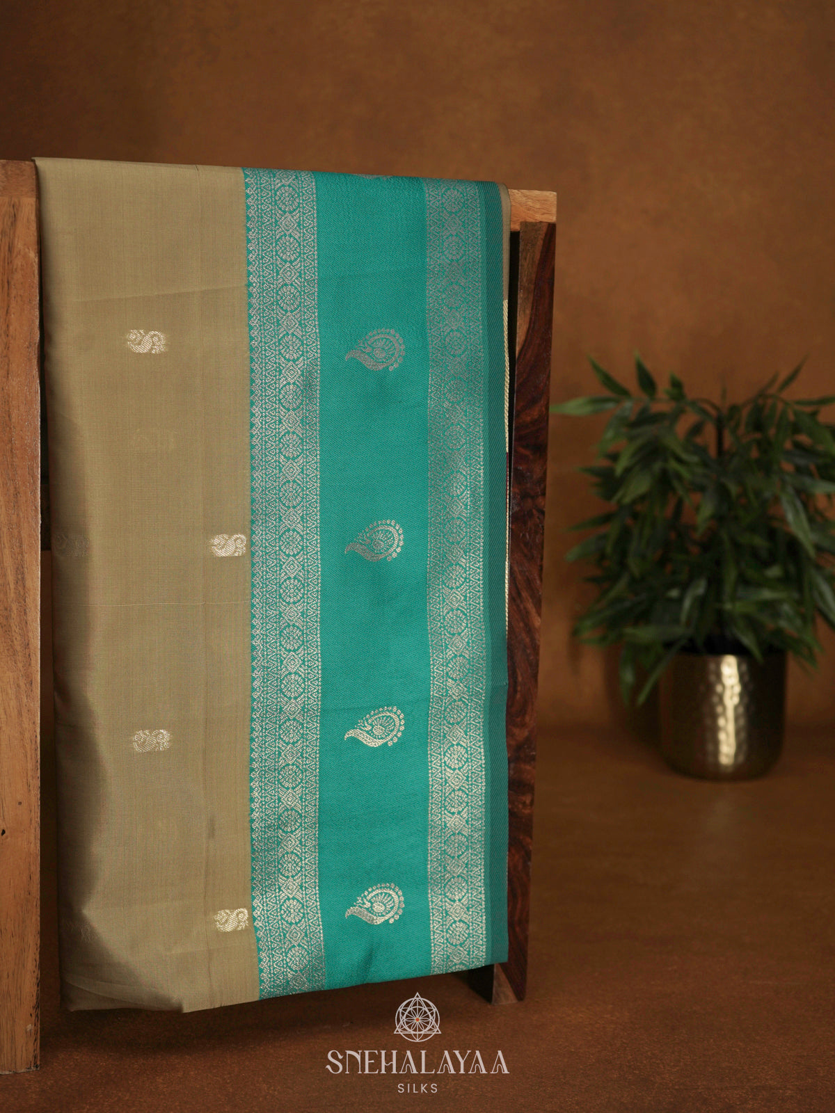 Cream Soft Silk Saree