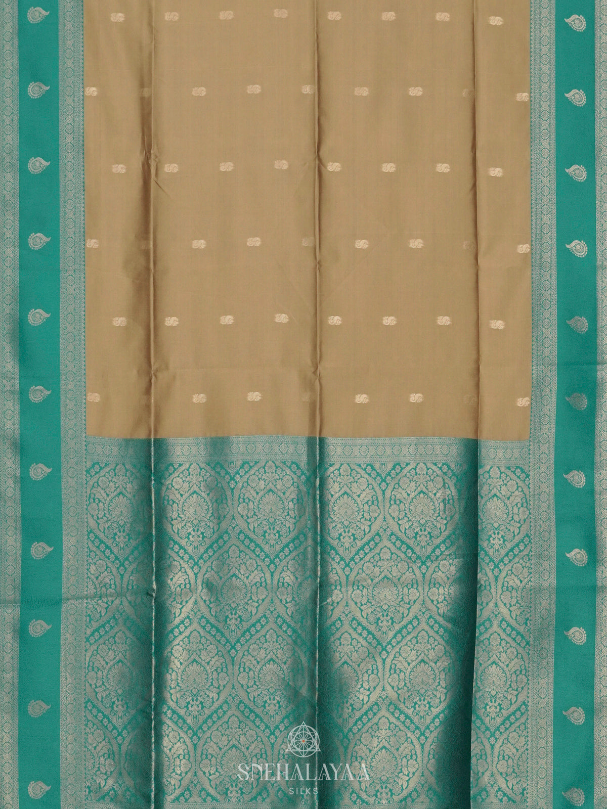 Cream Soft Silk Saree
