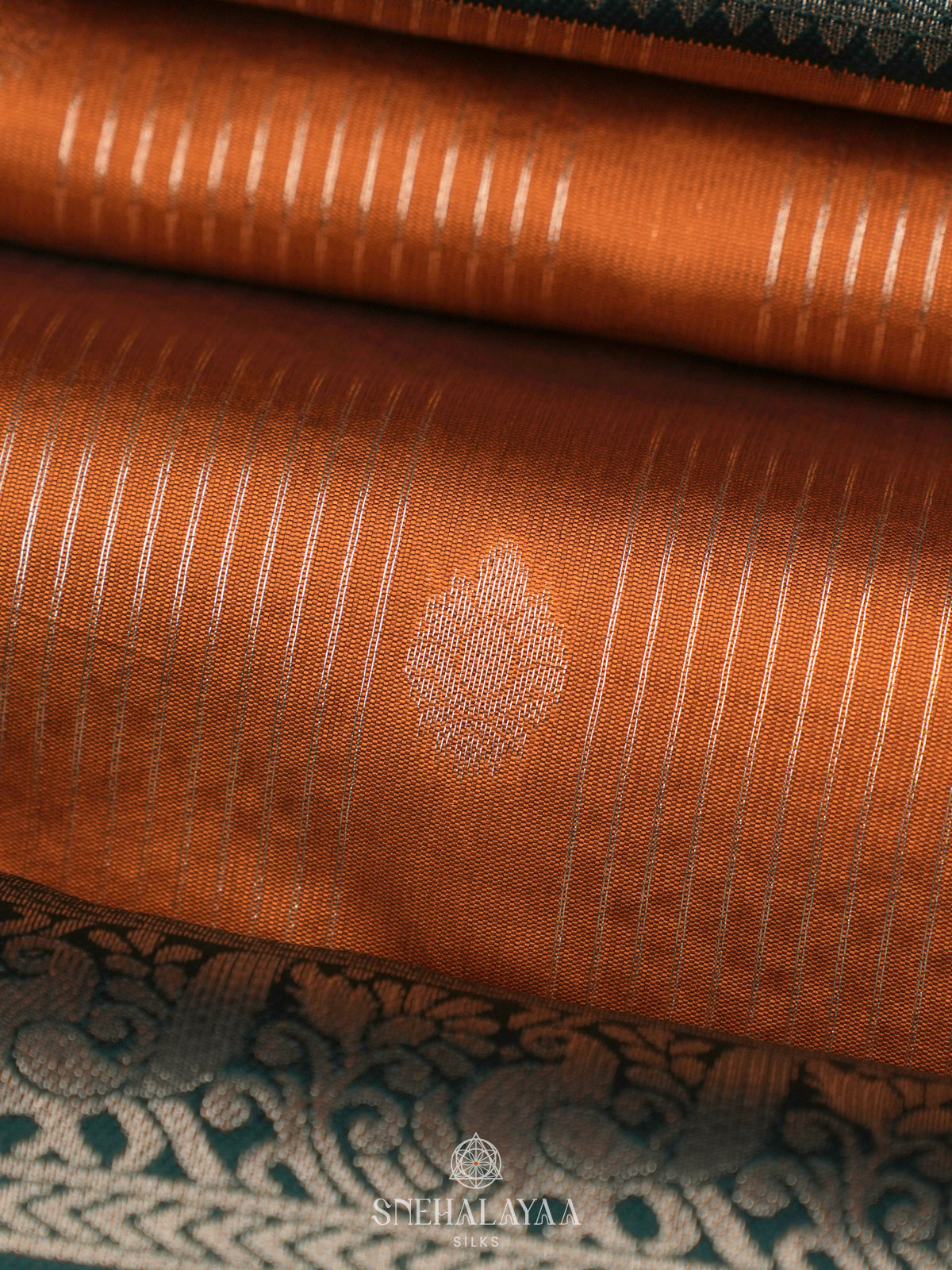 Orange Soft Silk Saree