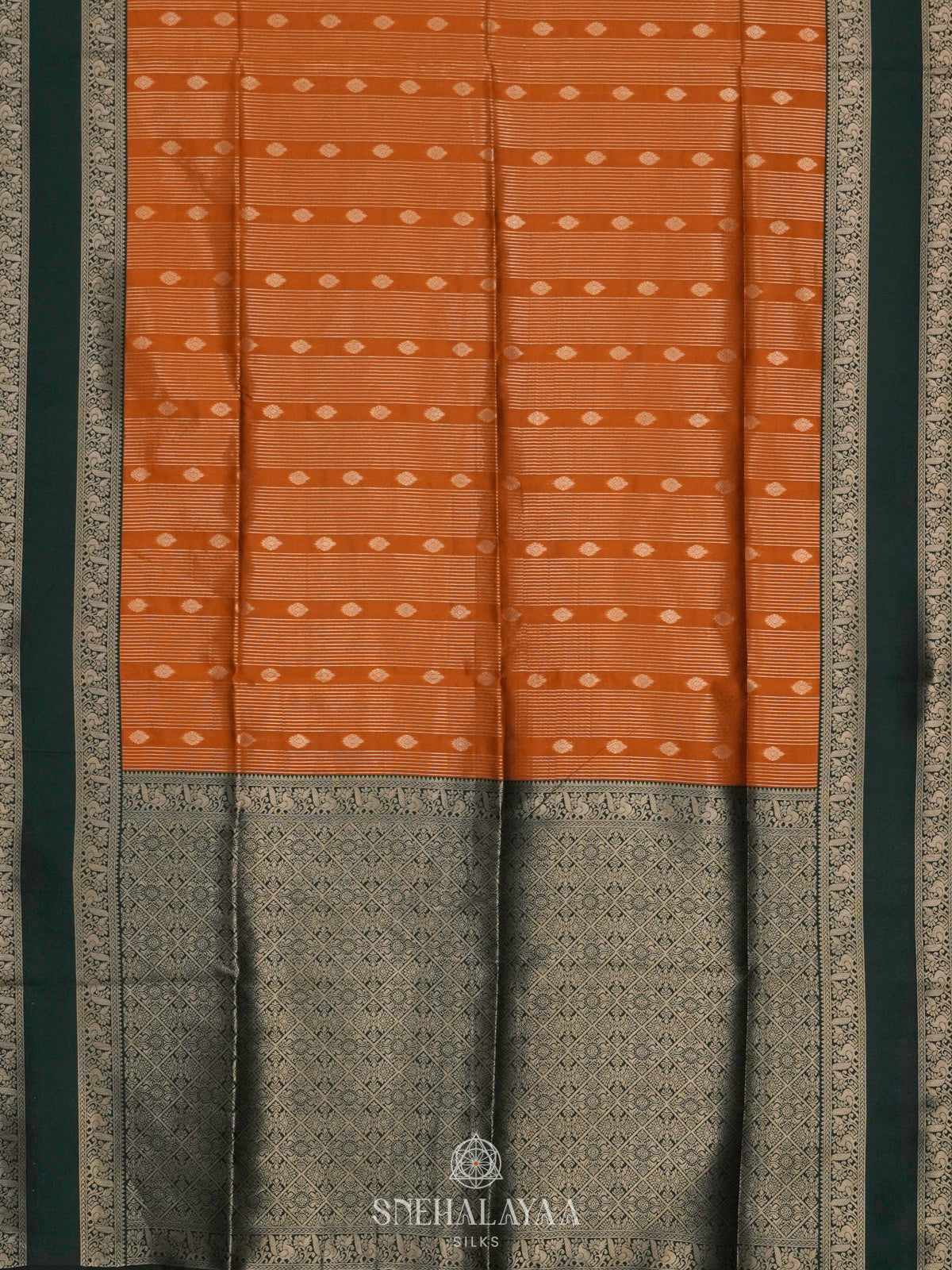 Orange Soft Silk Saree