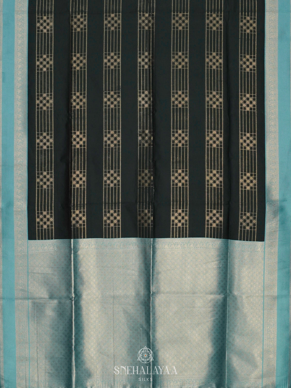 Forest Green Soft Silk Saree