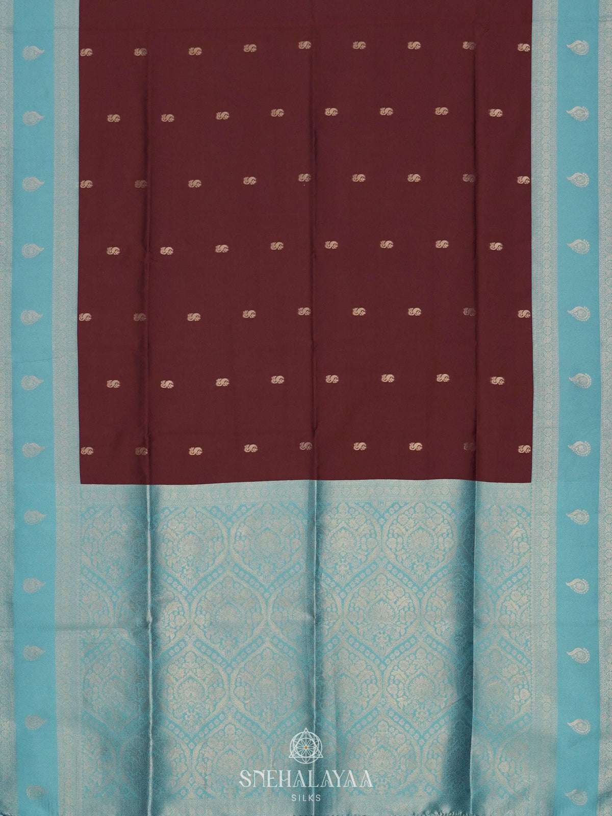 Maroon Soft Silk Saree