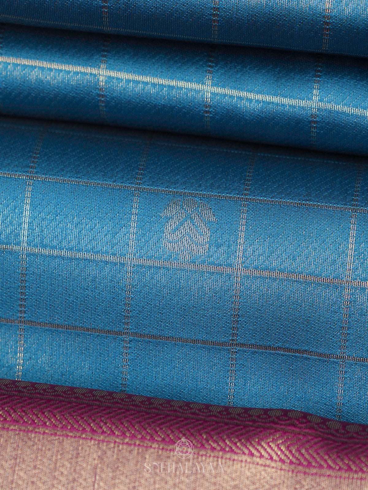 Blue Soft Silk Saree