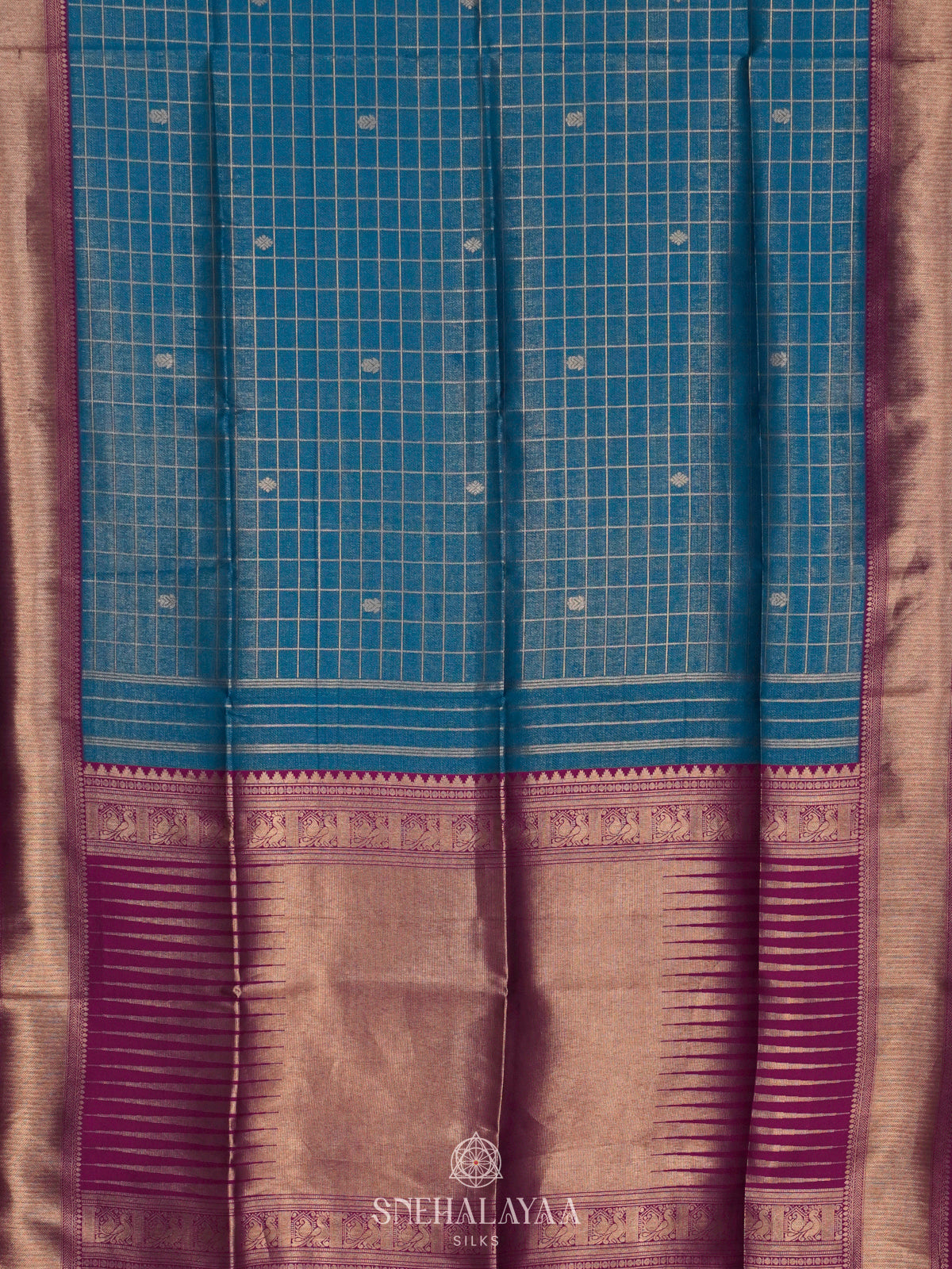 Blue Soft Silk Saree