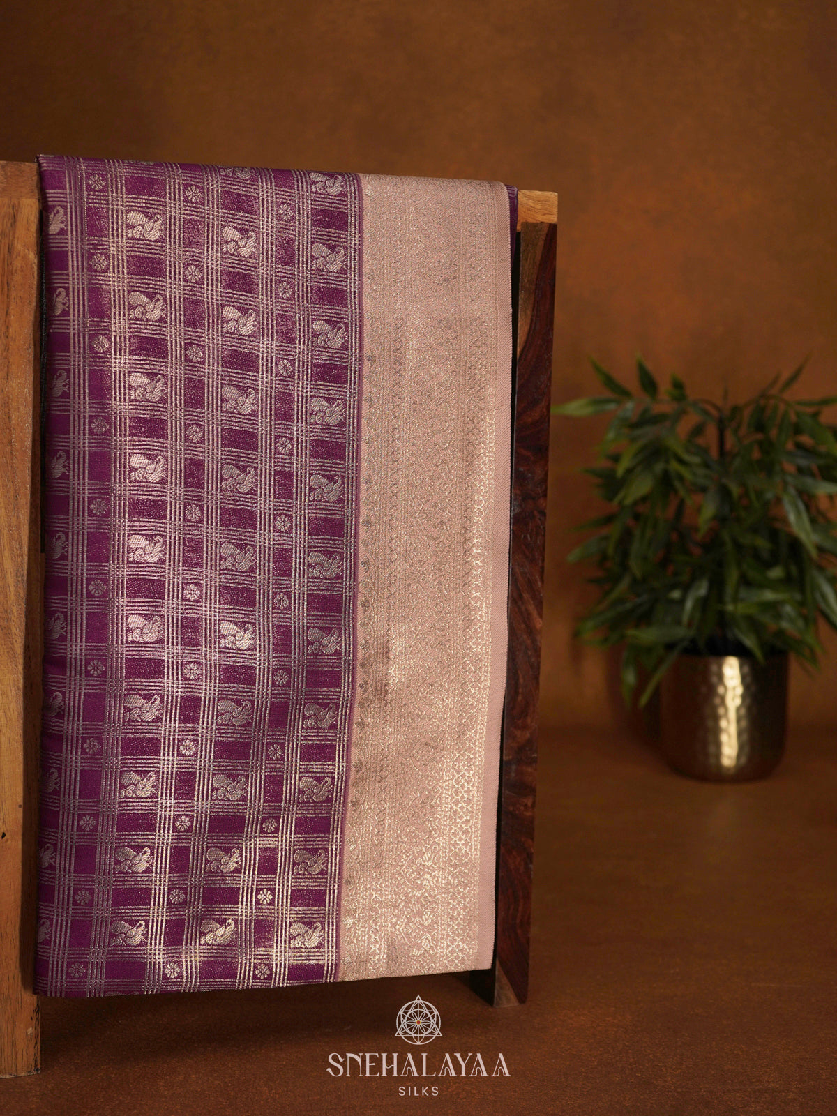 Magenta Soft Silk Saree