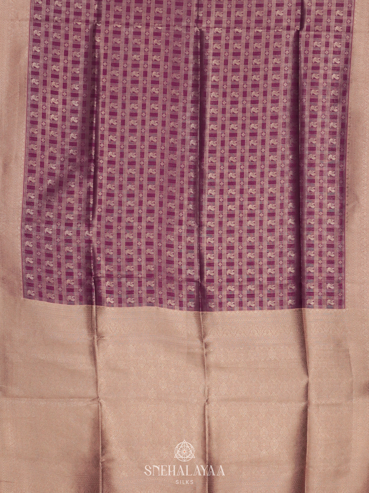 Magenta Soft Silk Saree