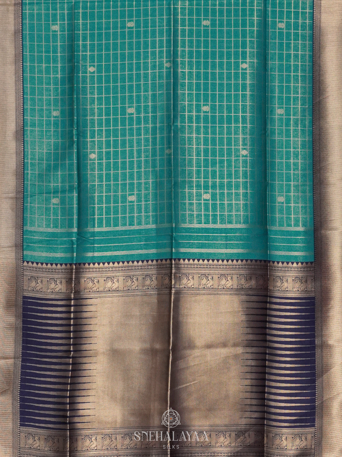 Blue Soft Silk Saree