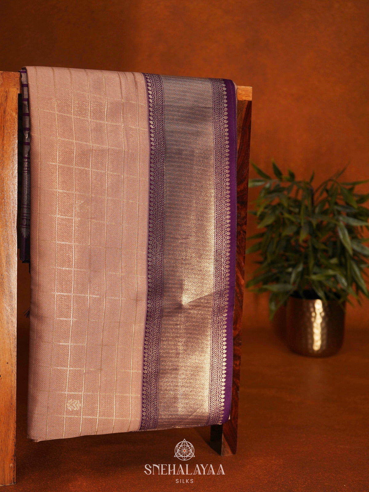 Plastel Peach Soft Silk Saree