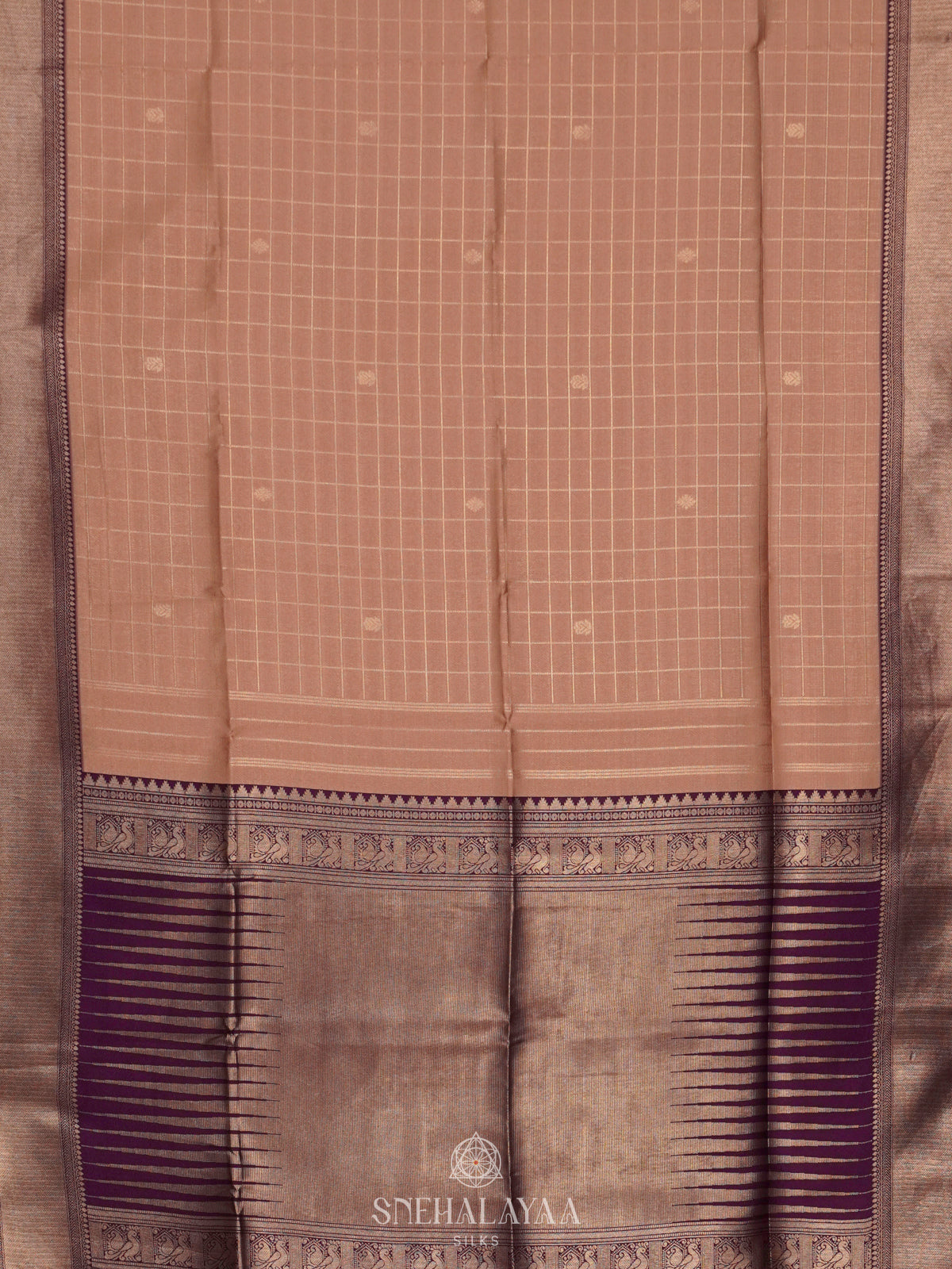 Plastel Peach Soft Silk Saree