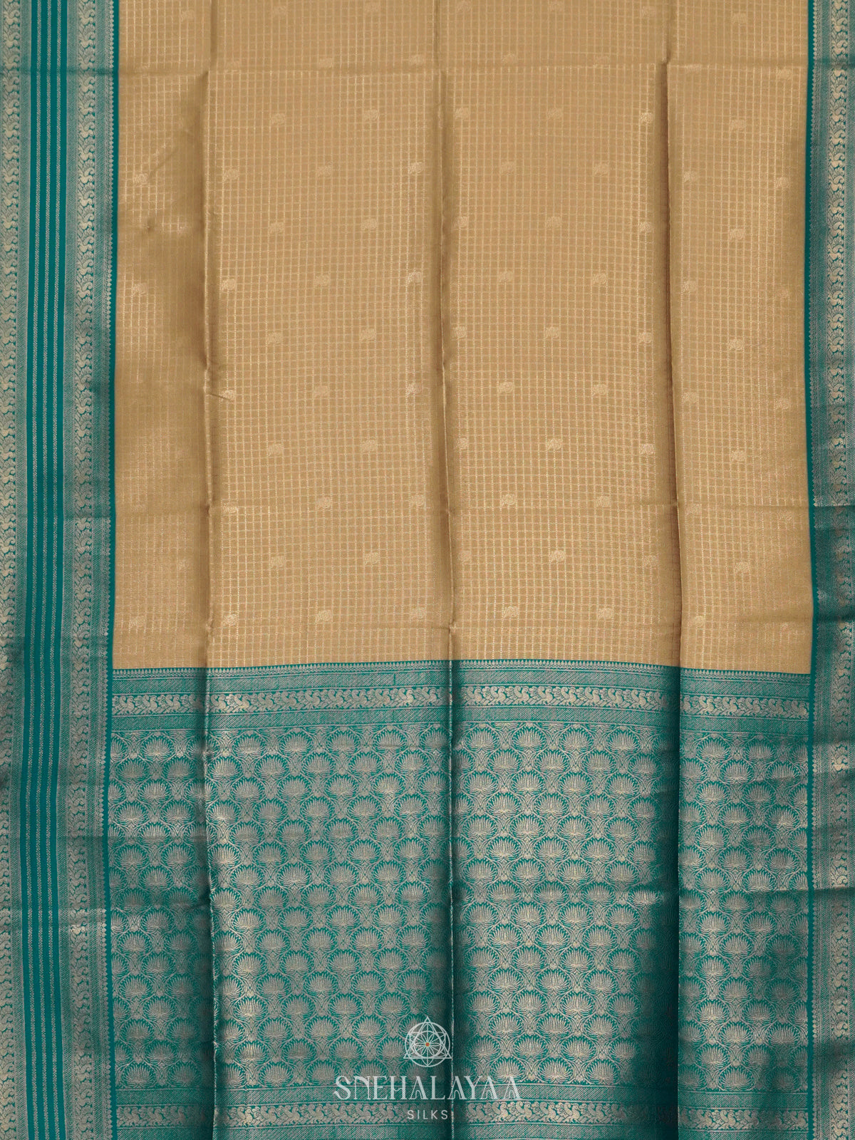 Cream Soft Silk Saree