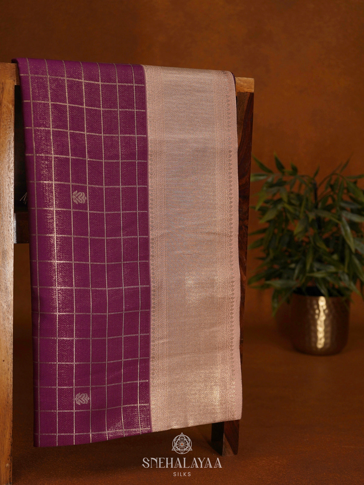 Magenta Soft Silk Saree