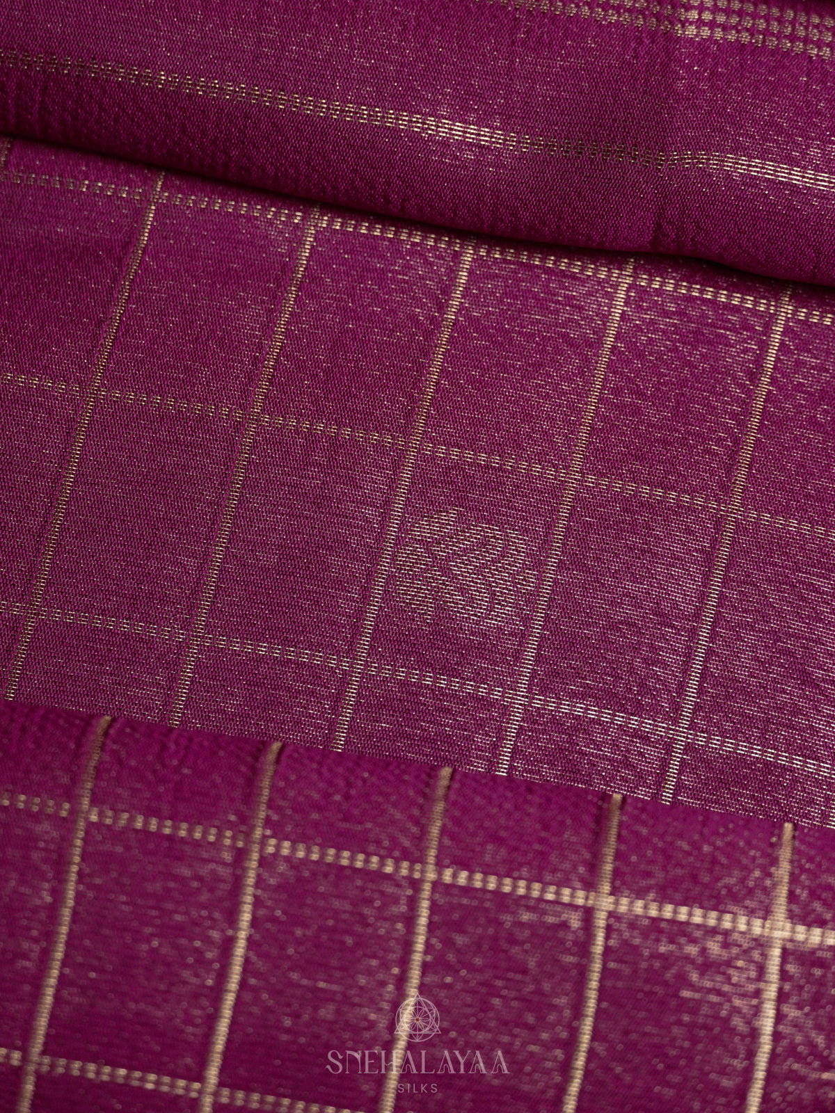 Magenta Soft Silk Saree