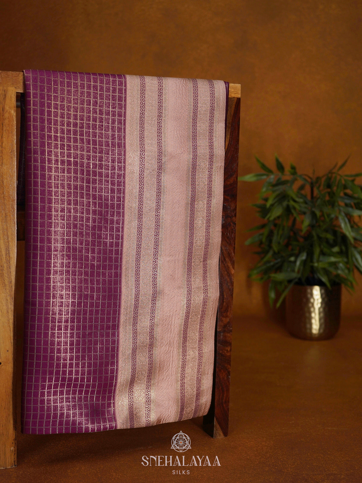Magenta Soft Silk Saree