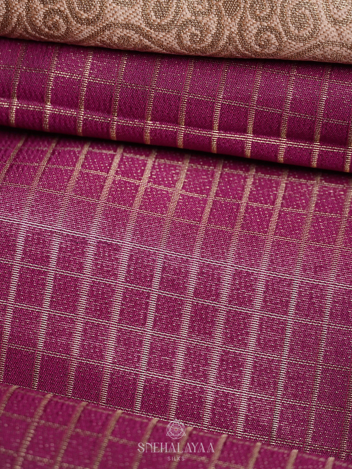 Magenta Soft Silk Saree