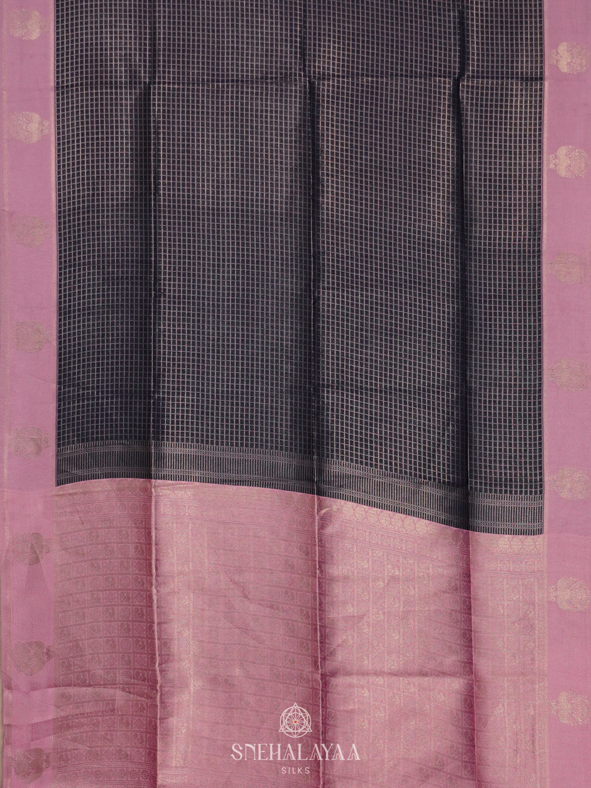 Navy Blue Soft Silk Saree