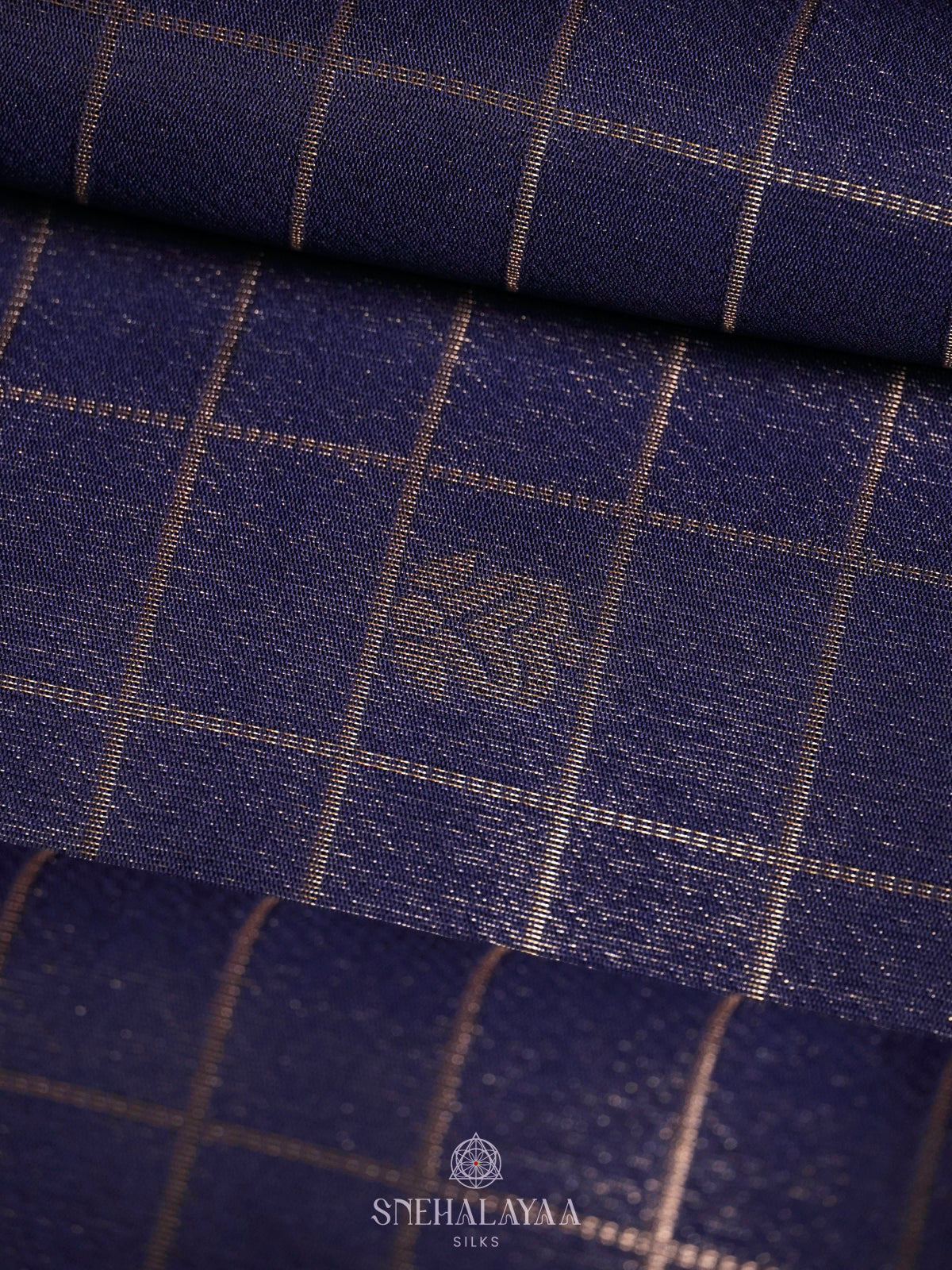 Navy Blue Soft Silk Saree