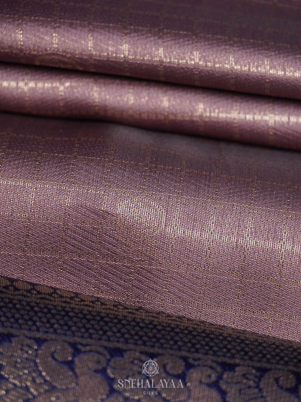 Dusty Pink Soft Silk Saree