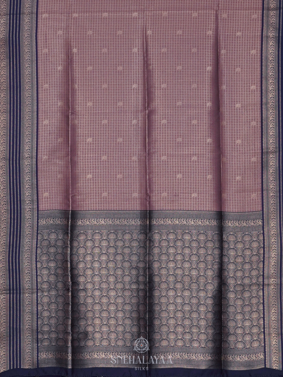 Dusty Pink Soft Silk Saree