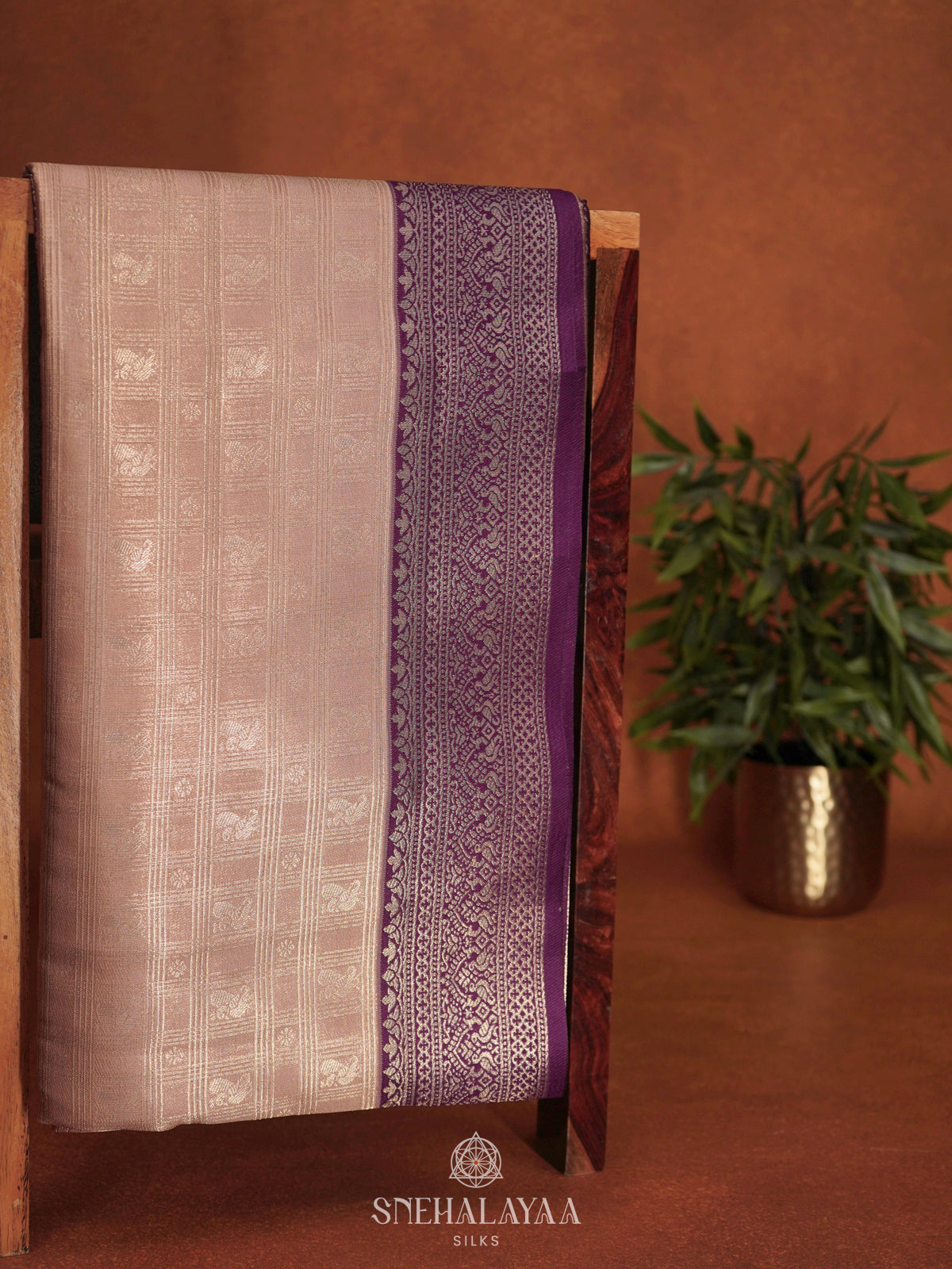 Cream Soft Silk Saree