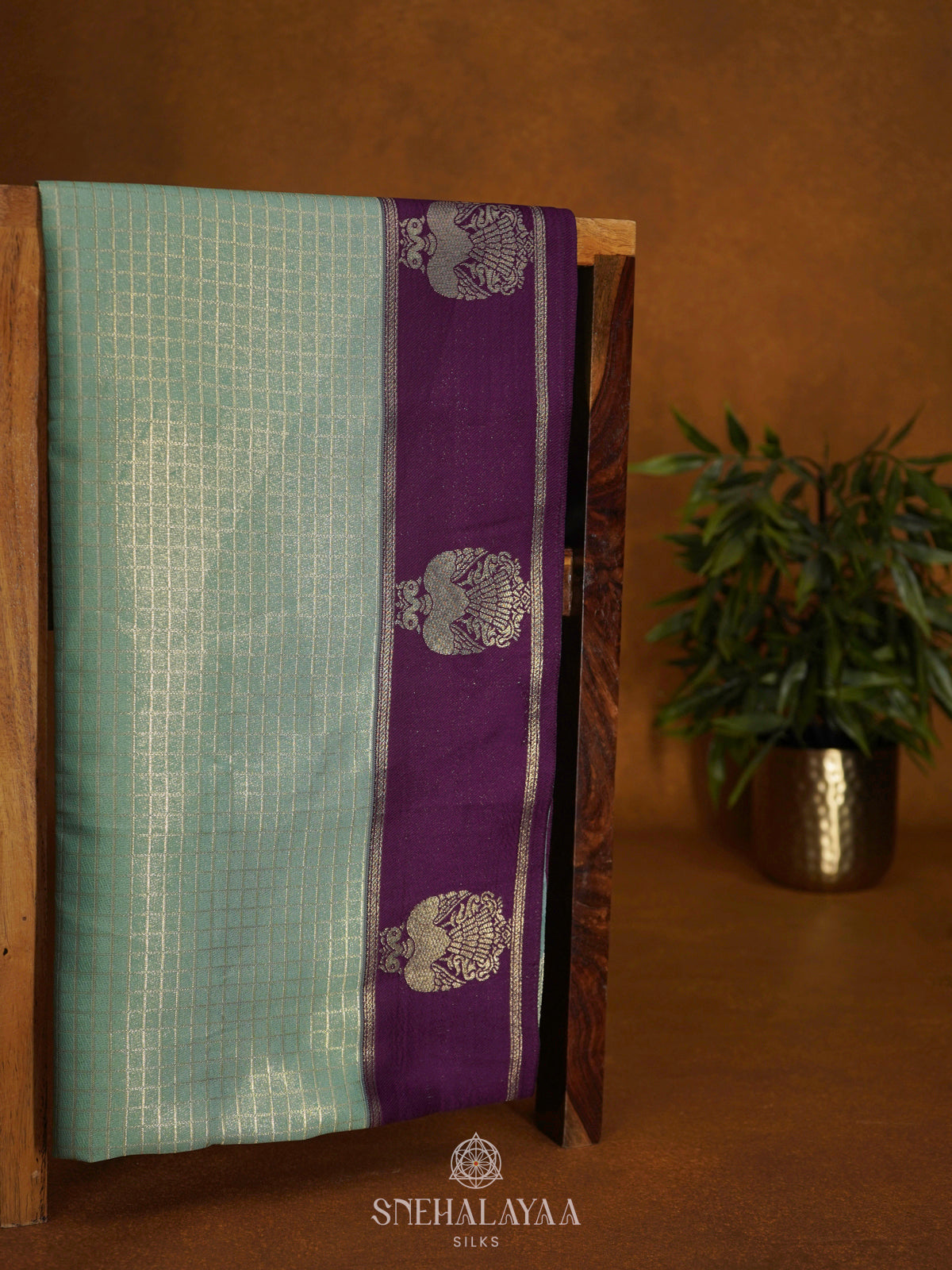 Mint Green Soft Silk Saree
