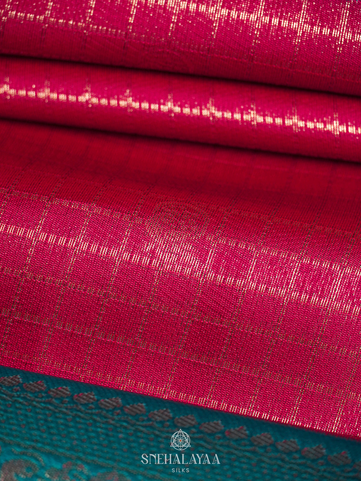 Pink Soft Silk Saree