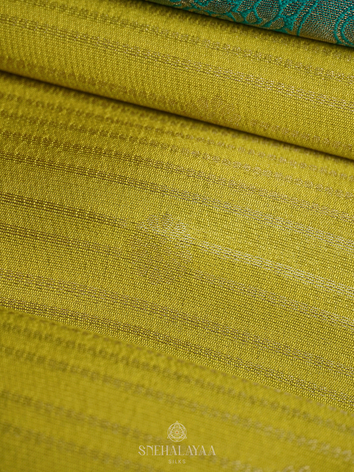 Lemon Yellow Soft Silk Saree