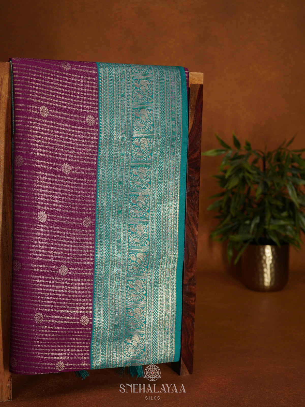 Magenta Soft Silk Saree