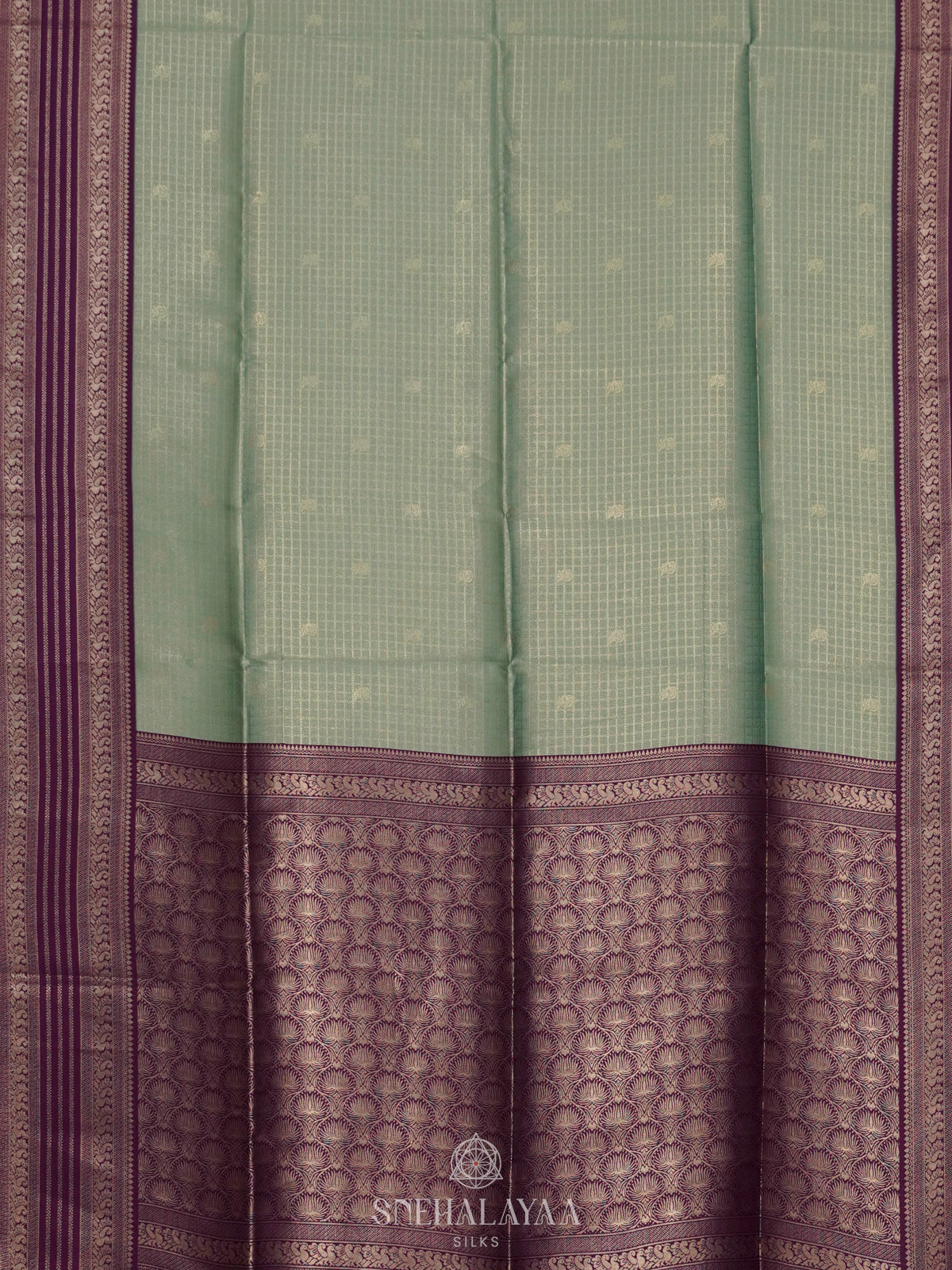 Mint Green Soft Silk Saree