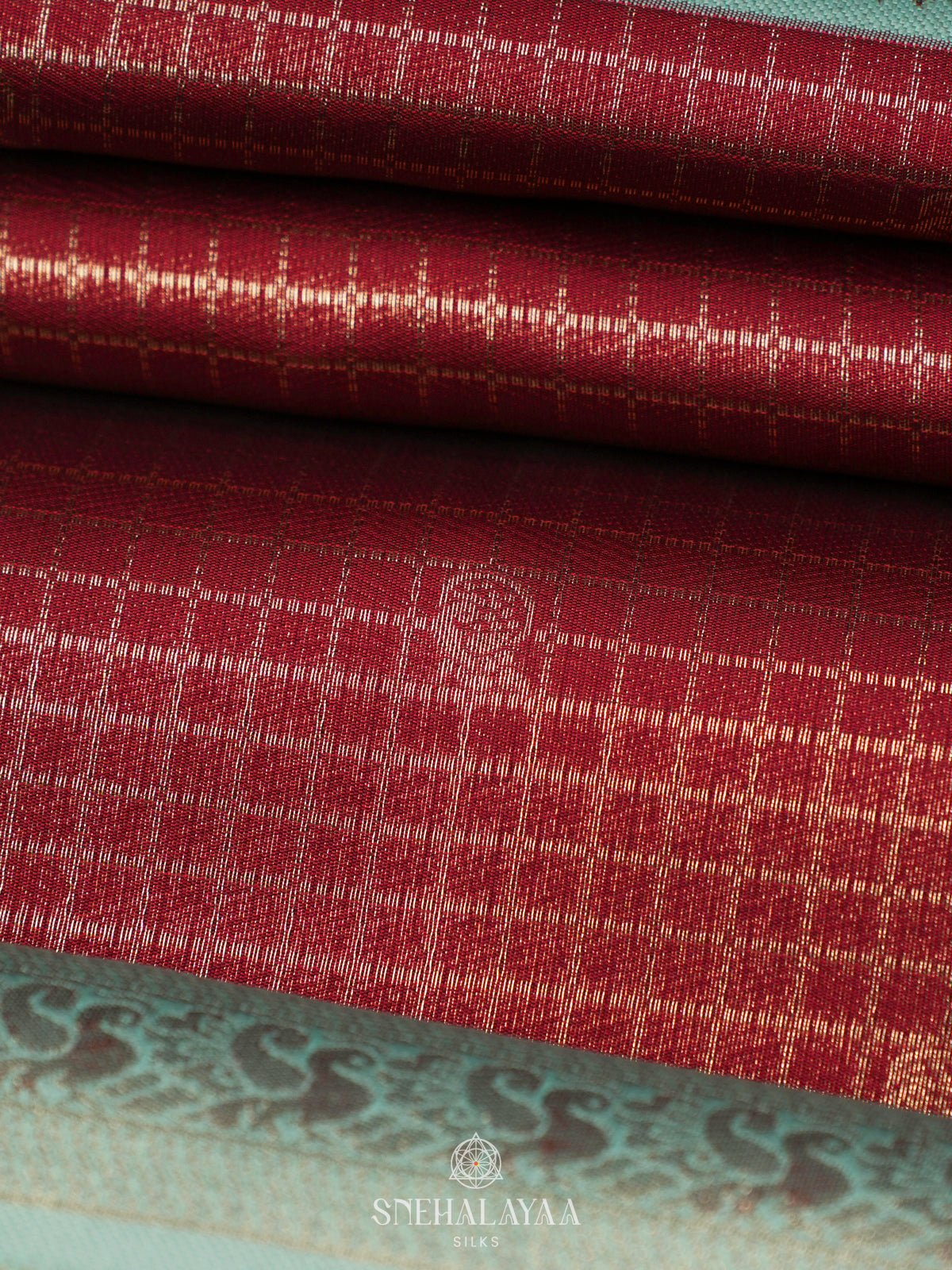 Maroon Soft Silk Saree