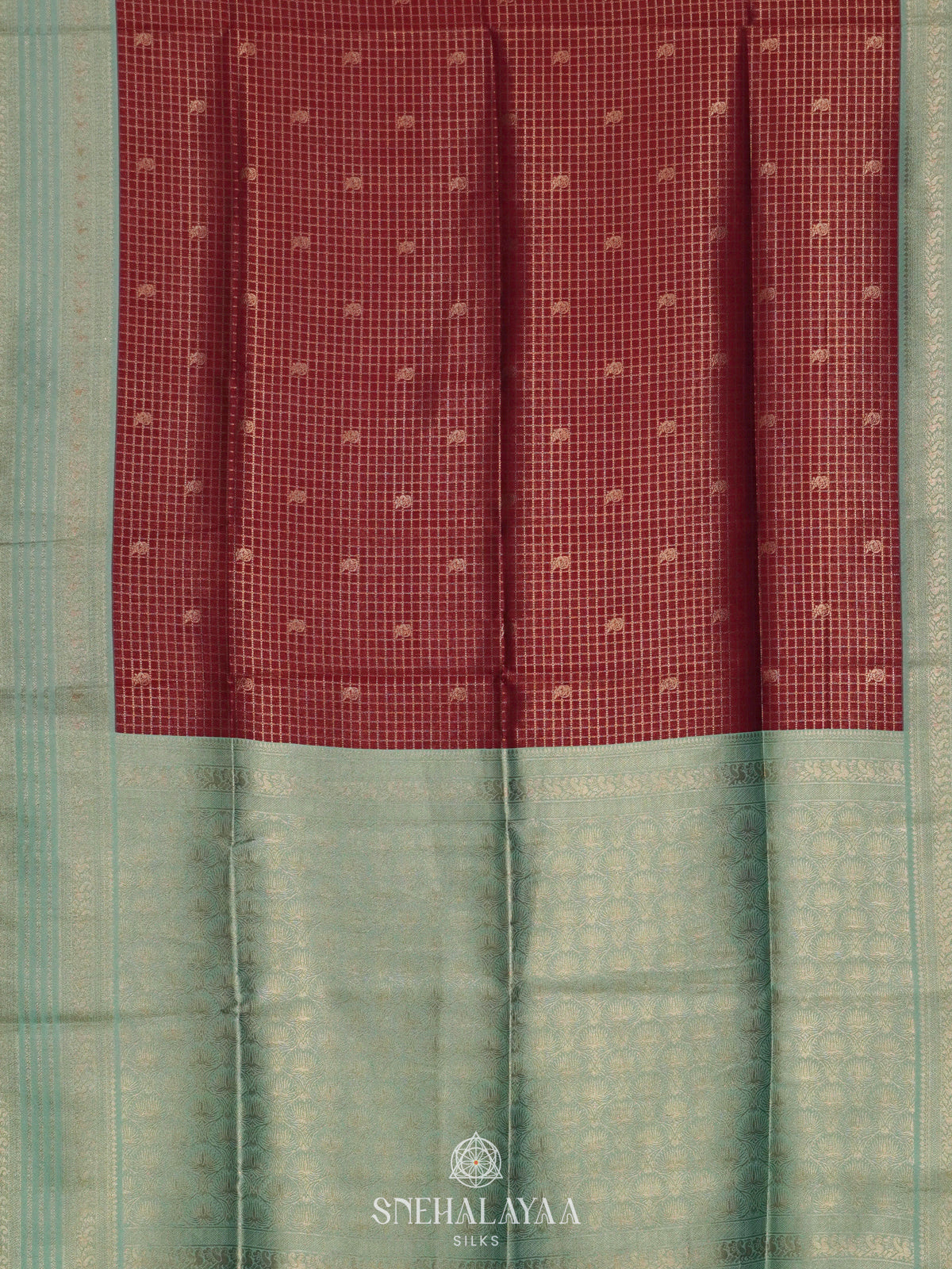 Maroon Soft Silk Saree