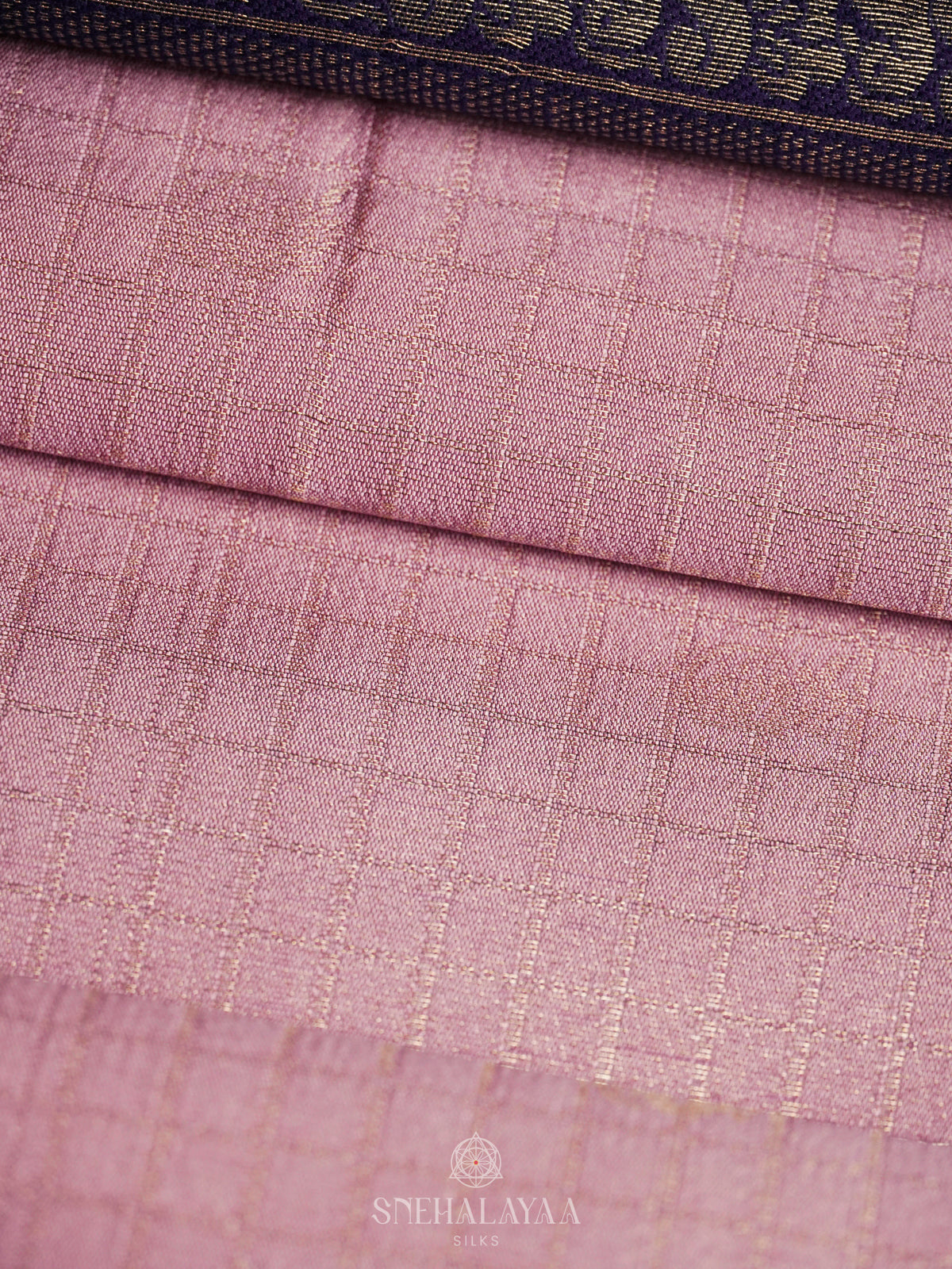 Baby Pink Soft Silk Saree