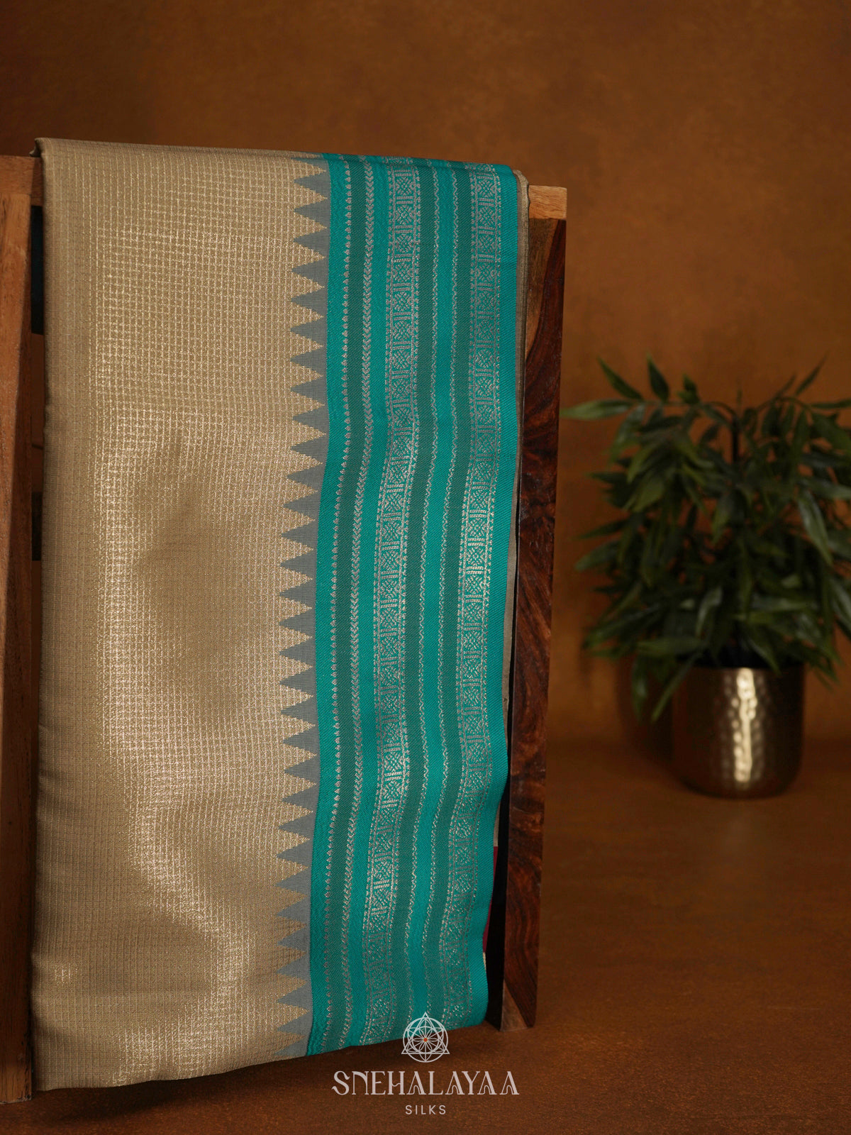 Cream Soft Silk Saree