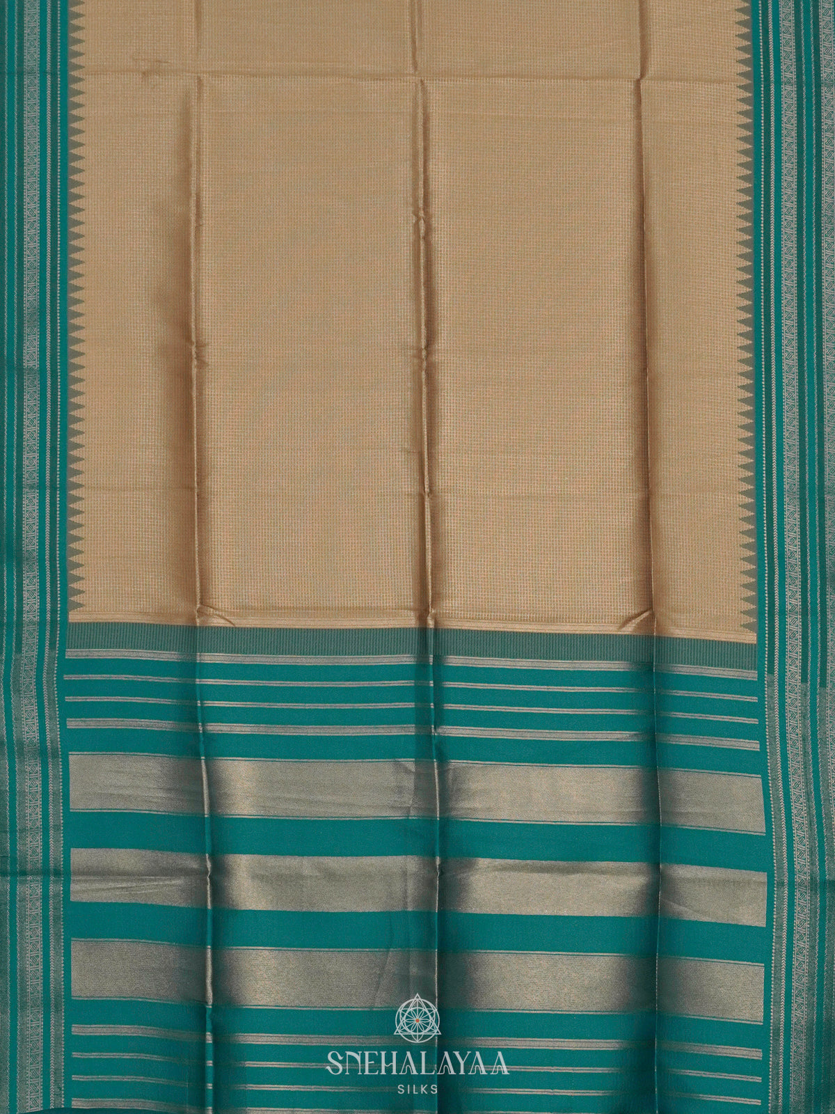Cream Soft Silk Saree