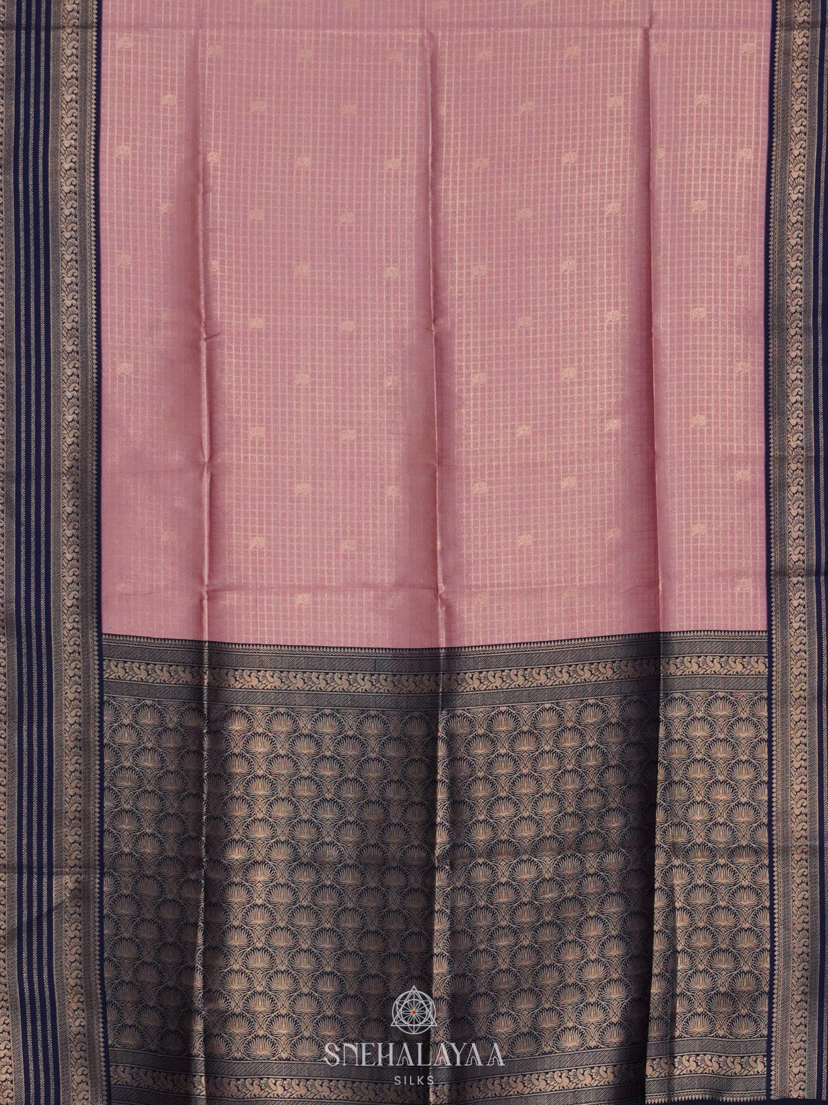 Baby Pink Soft Silk Saree