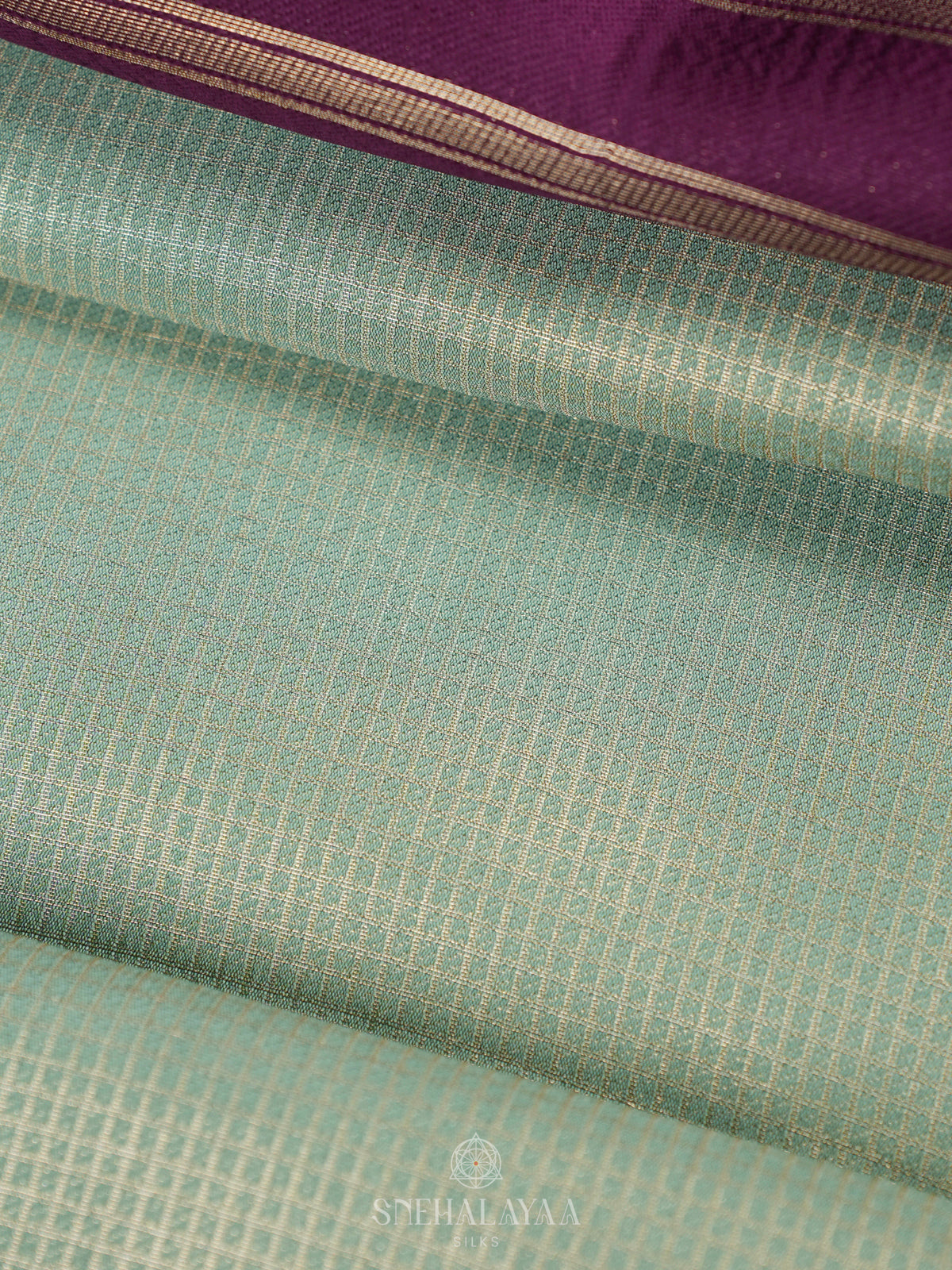 Mint Green Soft Silk Saree
