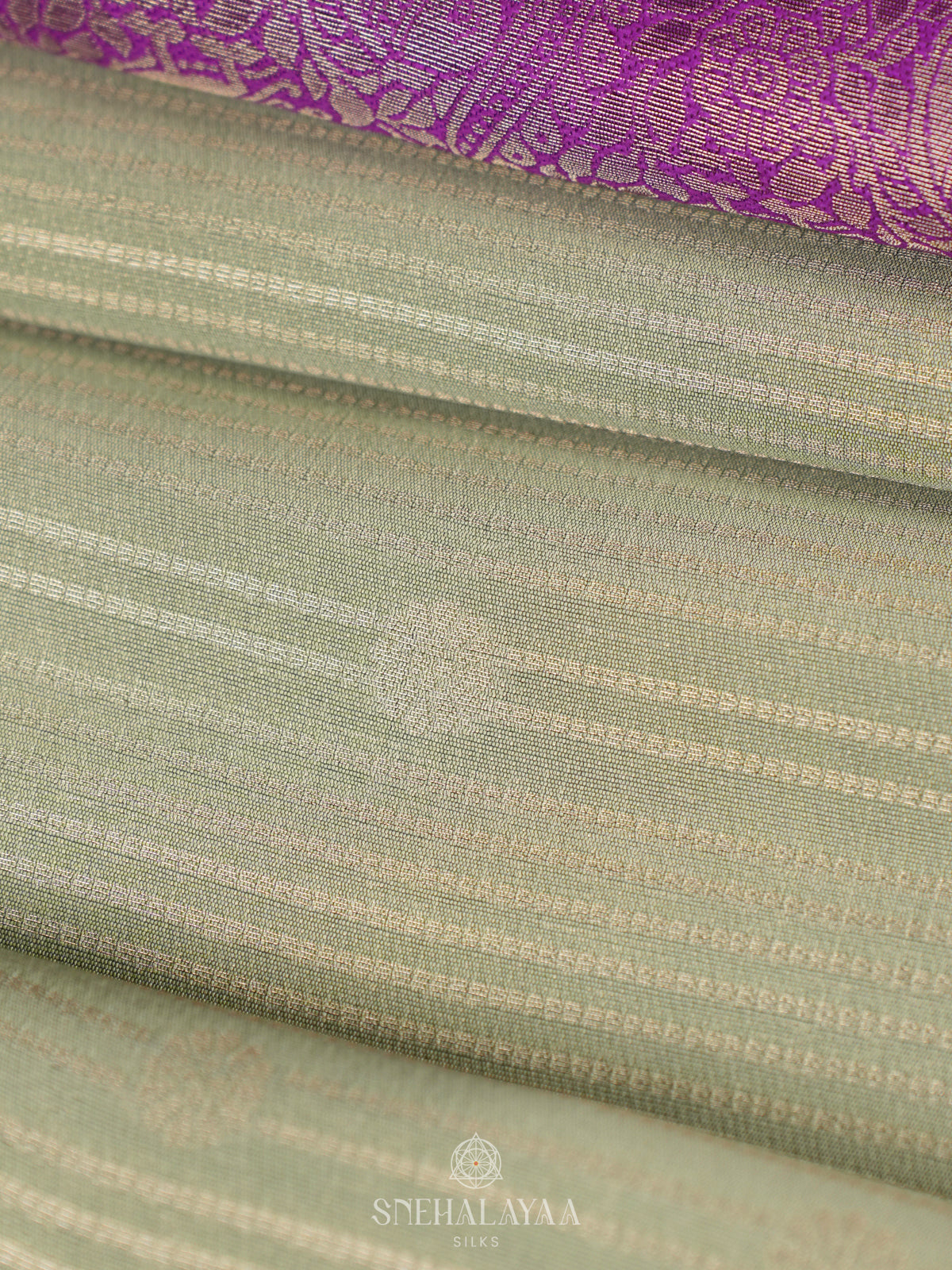 Pista Green Soft Silk Saree