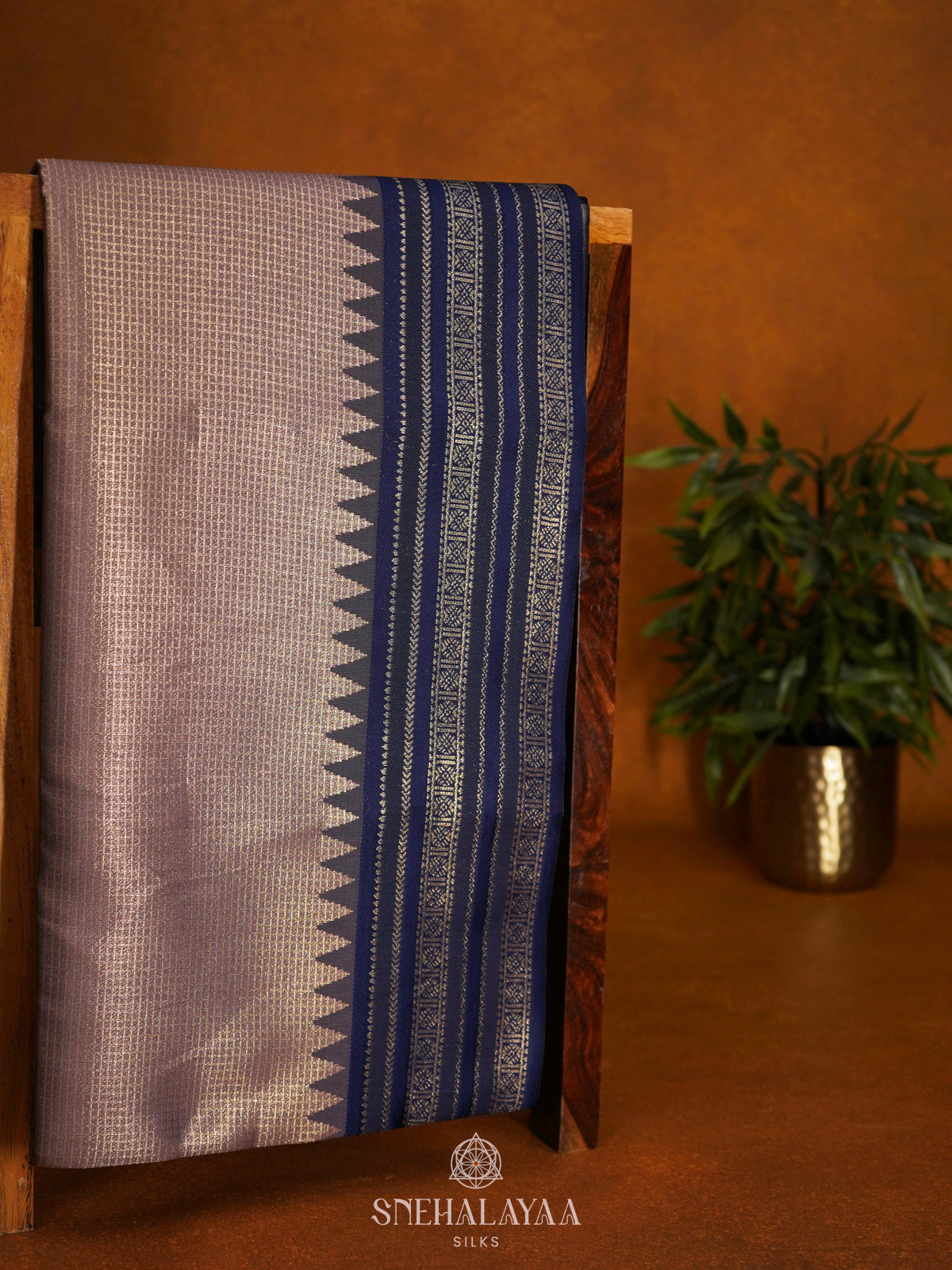 Beige Soft Silk Saree