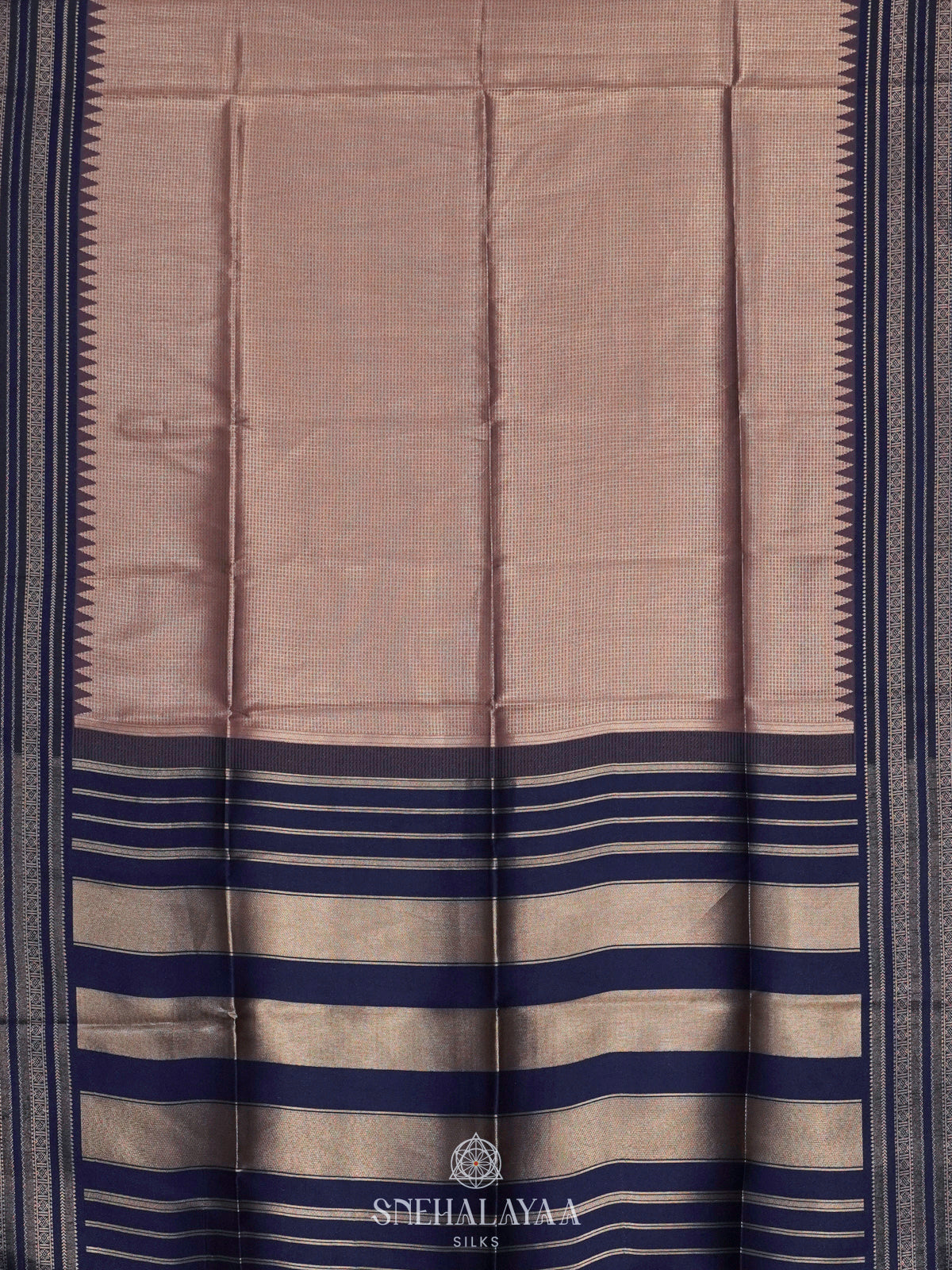 Beige Soft Silk Saree