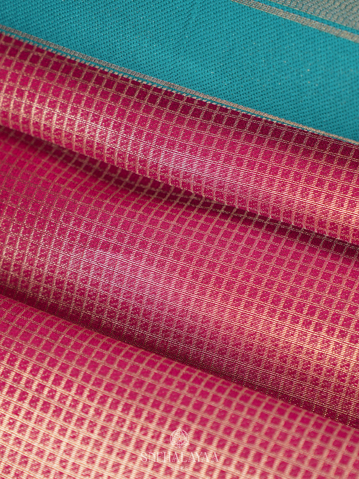 Magenta Pink Soft Silk Saree