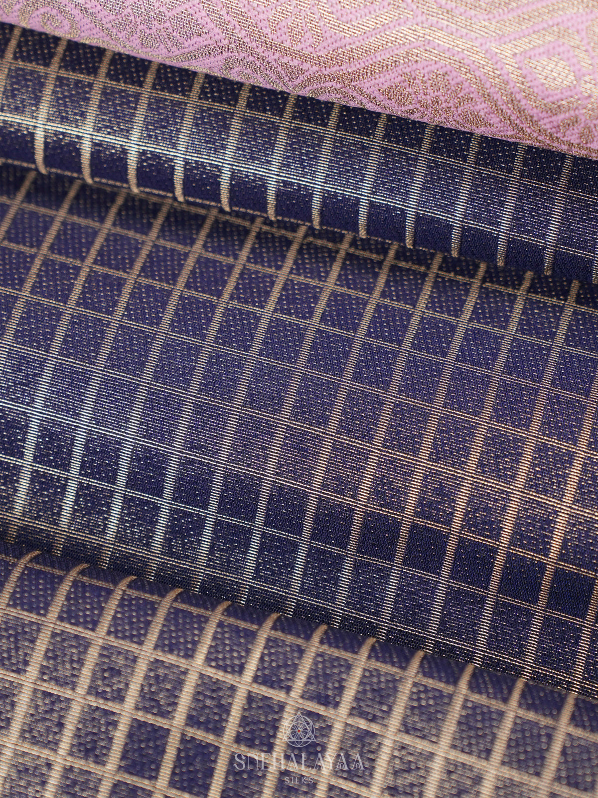 Navy Blue Soft Silk Saree