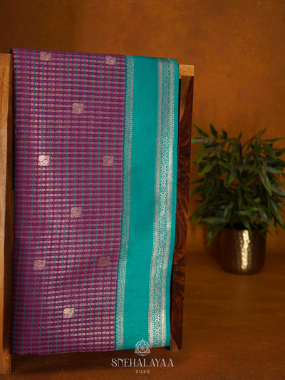 Magenta Soft Silk Saree