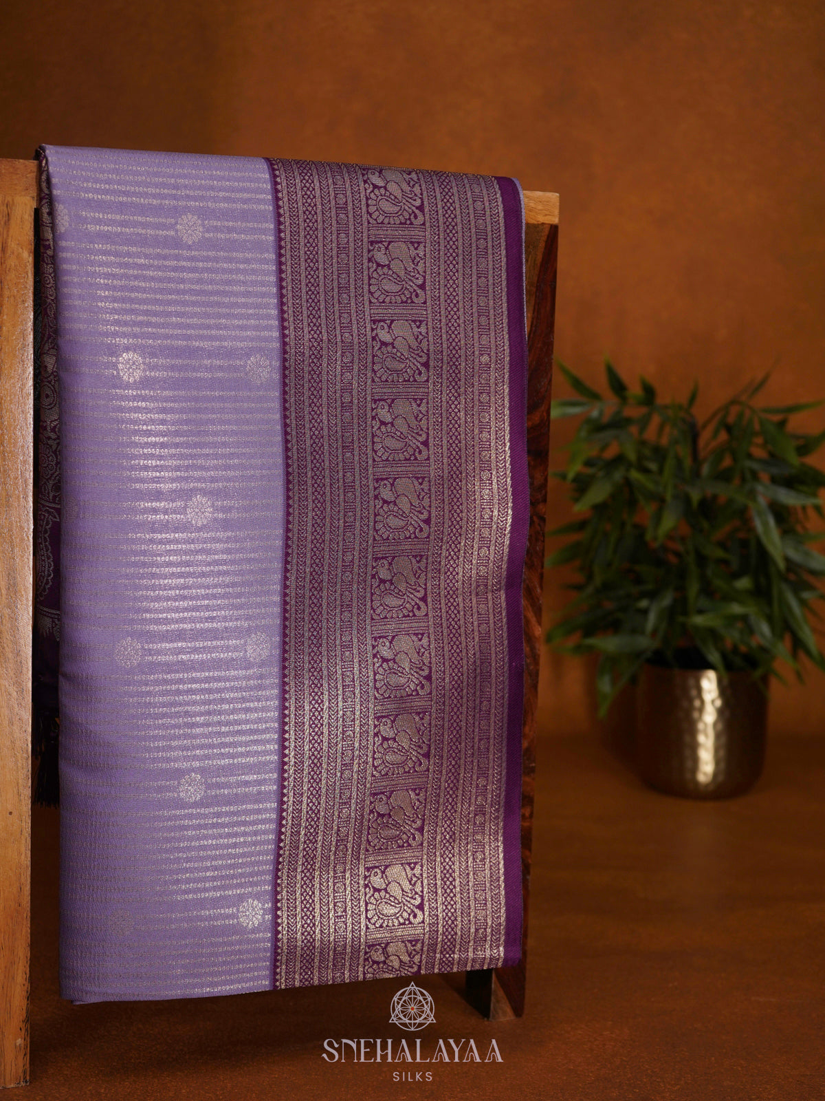 Lilac Soft Silk Saree